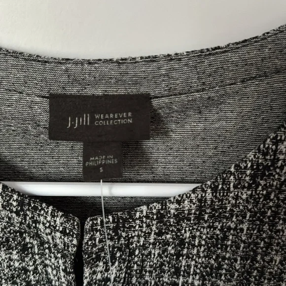 J. Jill| White Plaid sweater - Picture 5 of 6